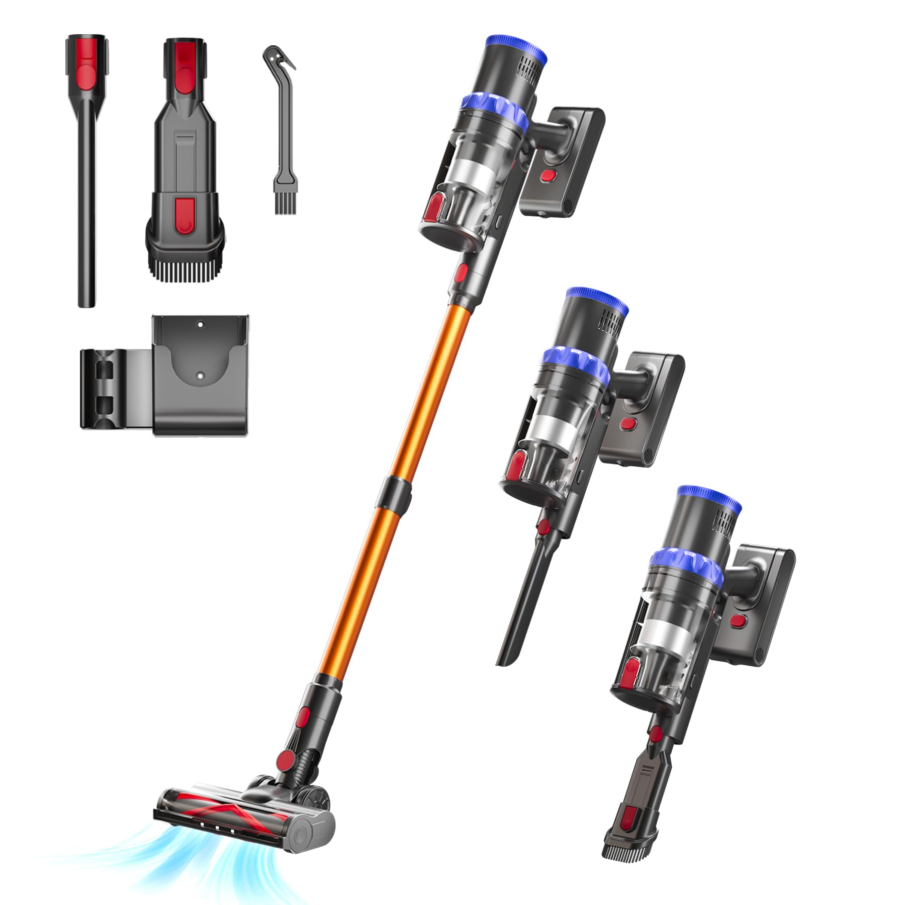 Coovy 580W/55000Pa Aspirapolvere Senza Fili