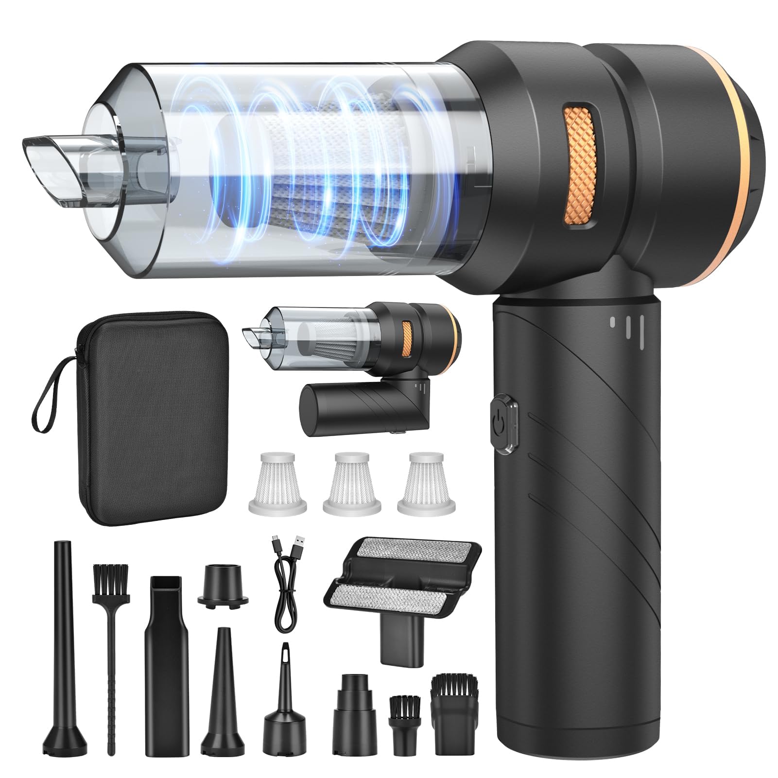 coovy 580w/55000pa aspirapolvere senza fili suv7