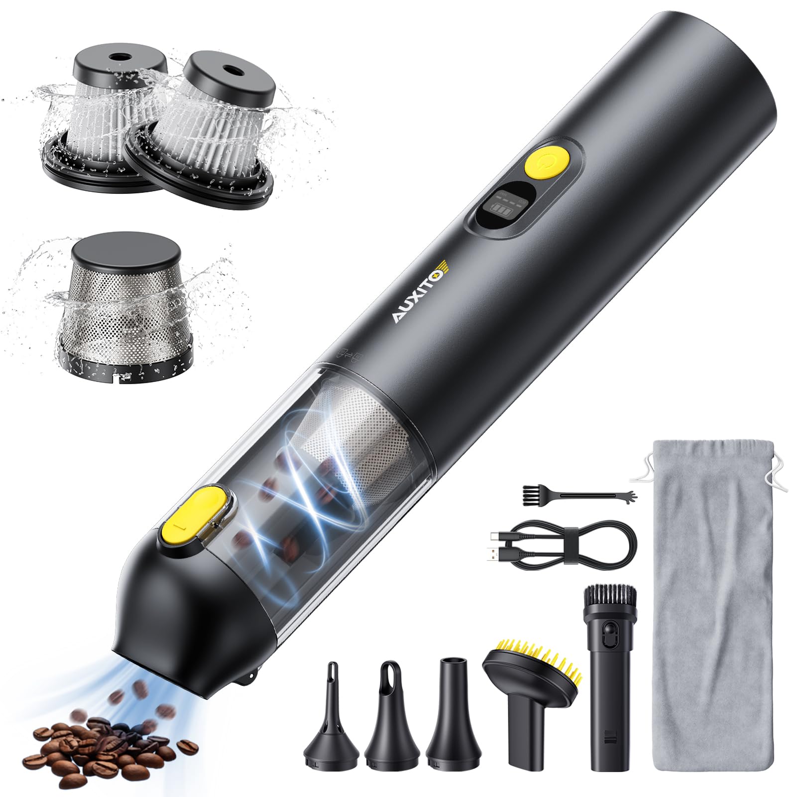 coovy 580w/55000pa aspirapolvere senza fili suv7